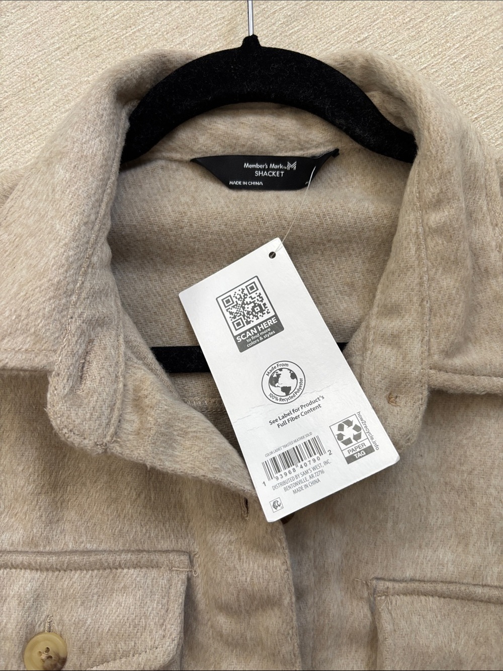 Tan Button-Up Shacket Jacket - Picture 2 of 8